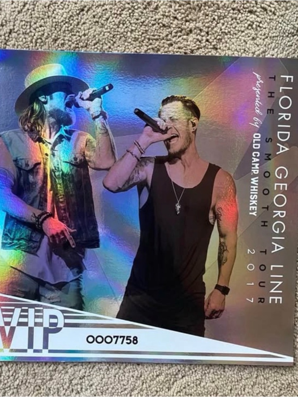 Florida Georgia Line VIP Holographic Tour Poster